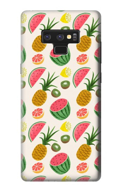 W3883 Fruit Pattern Hard Case and Leather Flip Case For Note 9 Samsung Galaxy Note9