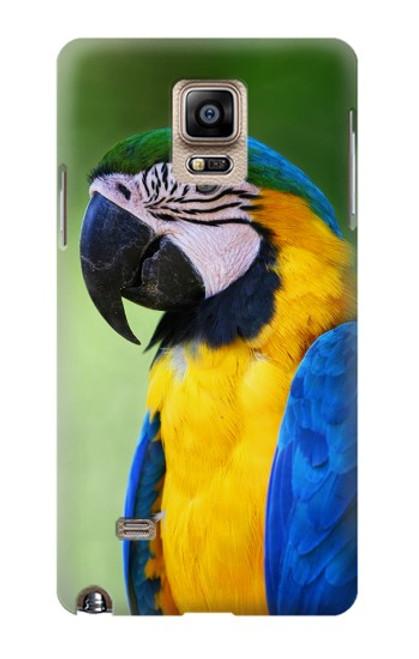 W3888 Macaw Face Bird Hard Case and Leather Flip Case For Samsung Galaxy Note 4