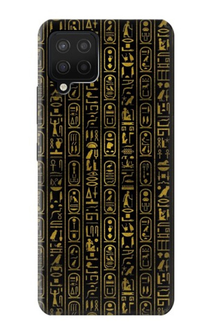 W3869 Ancient Egyptian Hieroglyphic Hard Case and Leather Flip Case For Samsung Galaxy A12