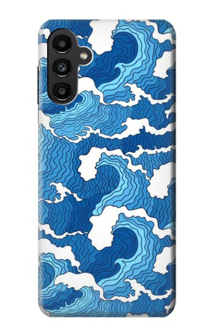 W3901 Aesthetic Storm Ocean Waves Hard Case and Leather Flip Case For Samsung Galaxy A13 5G