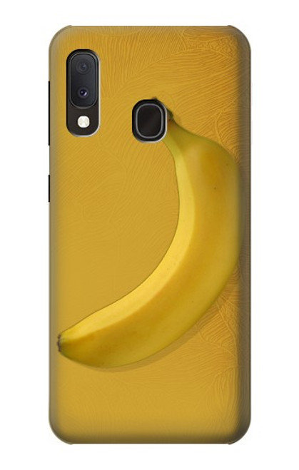 W3872 Banana Hard Case and Leather Flip Case For Samsung Galaxy A20e