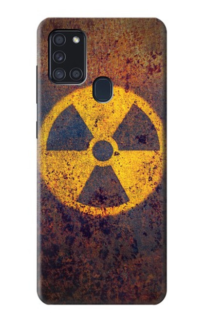 W3892 Nuclear Hazard Hard Case and Leather Flip Case For Samsung Galaxy A21s