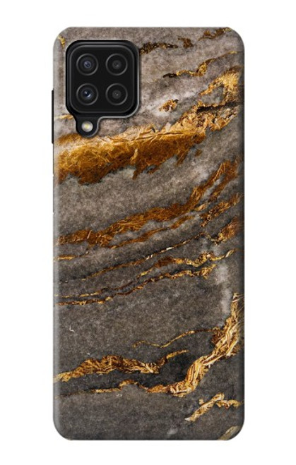 W3886 Gray Marble Rock Hard Case and Leather Flip Case For Samsung Galaxy A22 4G