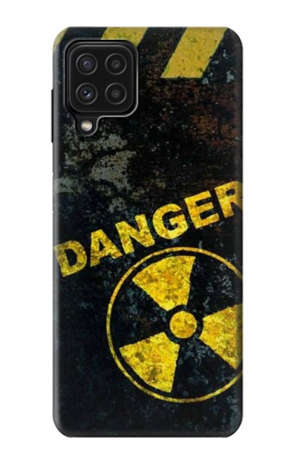 W3891 Nuclear Hazard Danger Hard Case and Leather Flip Case For Samsung Galaxy A22 4G