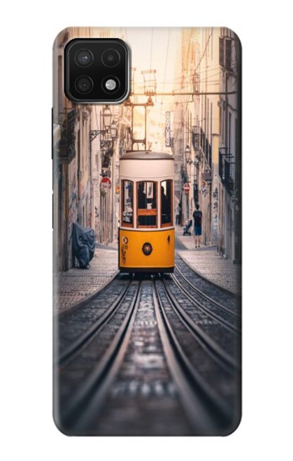 W3867 Trams in Lisbon Hard Case and Leather Flip Case For Samsung Galaxy A22 5G