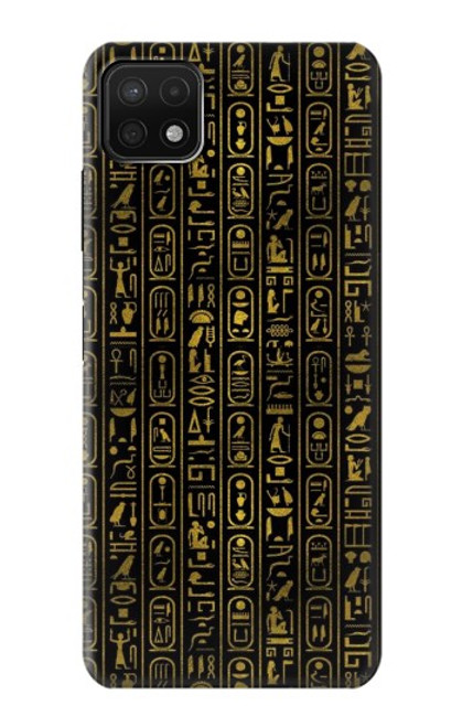 W3869 Ancient Egyptian Hieroglyphic Hard Case and Leather Flip Case For Samsung Galaxy A22 5G