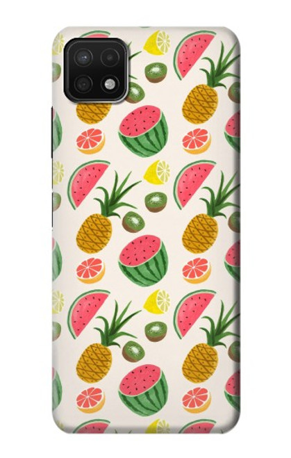 W3883 Fruit Pattern Hard Case and Leather Flip Case For Samsung Galaxy A22 5G