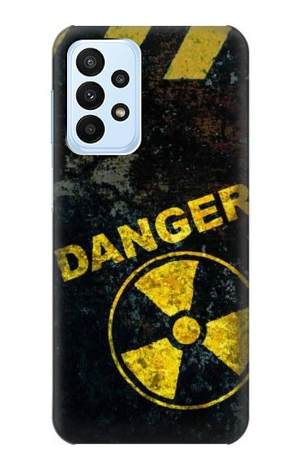 W3891 Nuclear Hazard Danger Hard Case and Leather Flip Case For Samsung Galaxy A23