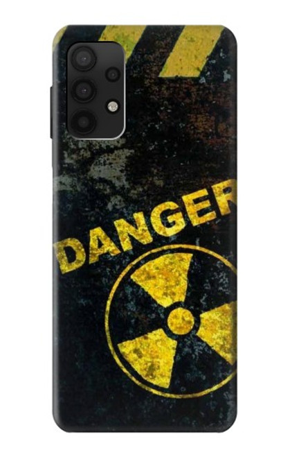 W3891 Nuclear Hazard Danger Hard Case and Leather Flip Case For Samsung Galaxy A32 4G