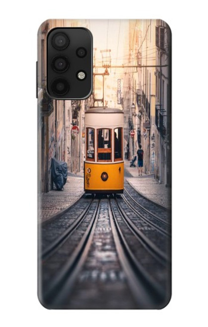 W3867 Trams in Lisbon Hard Case and Leather Flip Case For Samsung Galaxy A32 5G