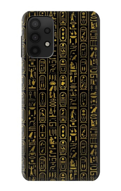 W3869 Ancient Egyptian Hieroglyphic Hard Case and Leather Flip Case For Samsung Galaxy A32 5G