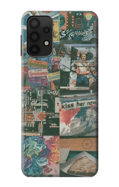 W3909 Vintage Poster Hard Case and Leather Flip Case For Samsung Galaxy A32 5G
