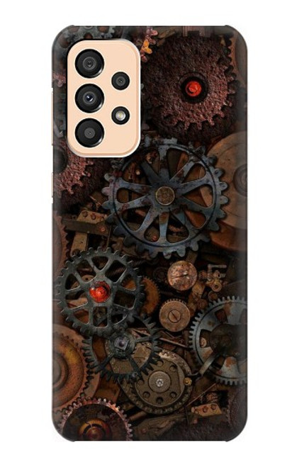 W3884 Steampunk Mechanical Gears Hard Case and Leather Flip Case For Samsung Galaxy A33 5G