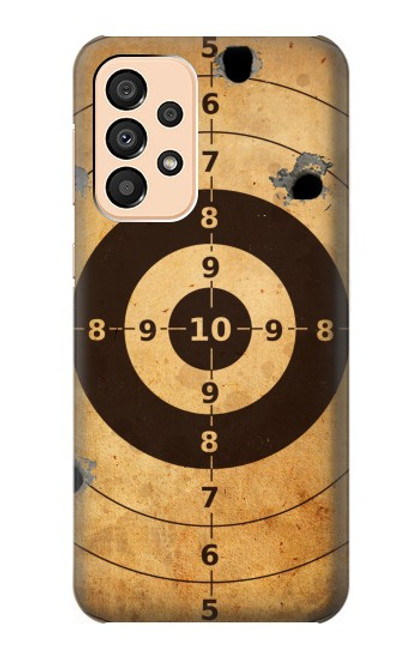 W3894 Paper Gun Shooting Target Hard Case and Leather Flip Case For Samsung Galaxy A33 5G