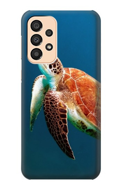 W3899 Sea Turtle Hard Case and Leather Flip Case For Samsung Galaxy A33 5G