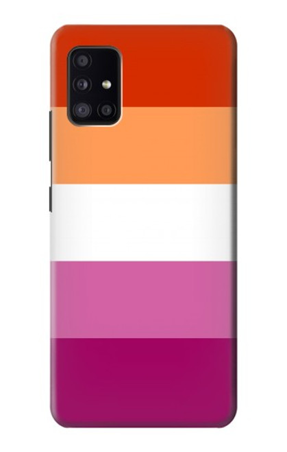 W3887 Lesbian Pride Flag Hard Case and Leather Flip Case For Samsung Galaxy A41
