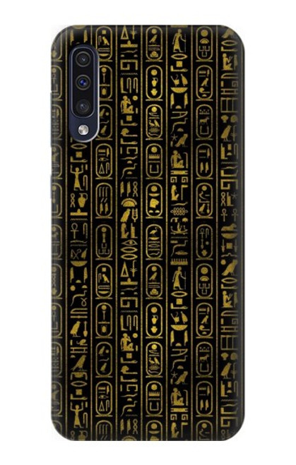 W3869 Ancient Egyptian Hieroglyphic Hard Case and Leather Flip Case For Samsung Galaxy A50