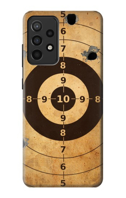 W3894 Paper Gun Shooting Target Hard Case and Leather Flip Case For Samsung Galaxy A52, Galaxy A52 5G