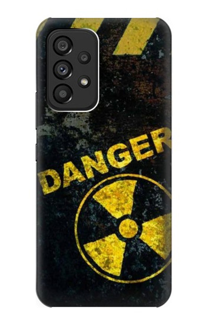 W3891 Nuclear Hazard Danger Hard Case and Leather Flip Case For Samsung Galaxy A53 5G