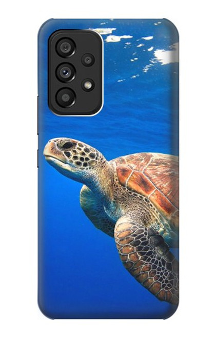 W3898 Sea Turtle Hard Case and Leather Flip Case For Samsung Galaxy A53 5G