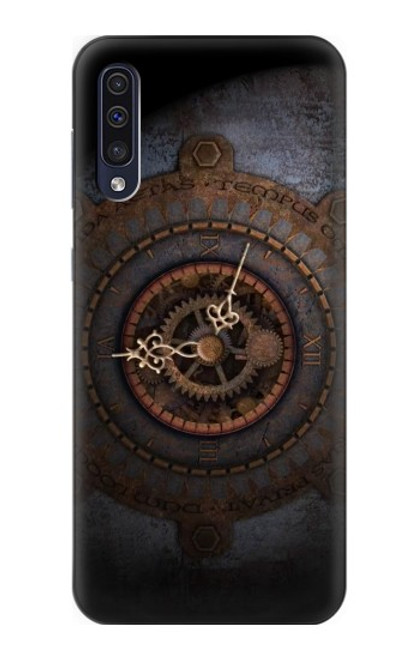 W3908 Vintage Clock Hard Case and Leather Flip Case For Samsung Galaxy A70