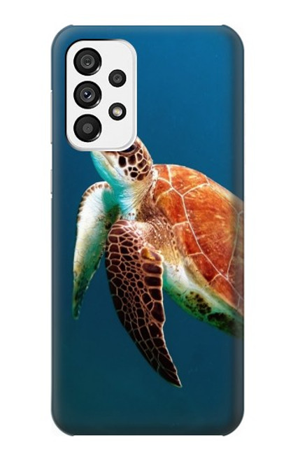 W3899 Sea Turtle Hard Case and Leather Flip Case For Samsung Galaxy A73 5G