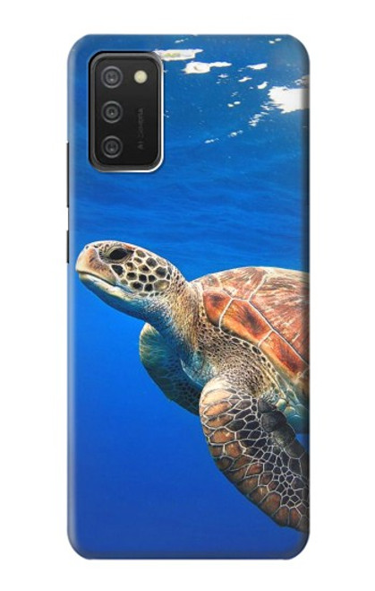 W3898 Sea Turtle Hard Case and Leather Flip Case For Samsung Galaxy A03S