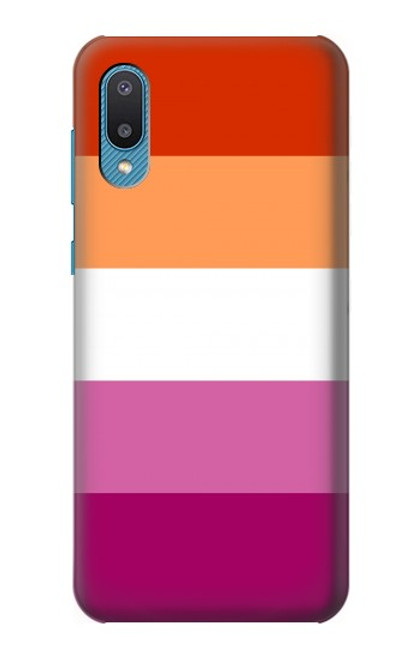W3887 Lesbian Pride Flag Hard Case and Leather Flip Case For Samsung Galaxy A04, Galaxy A02, M02