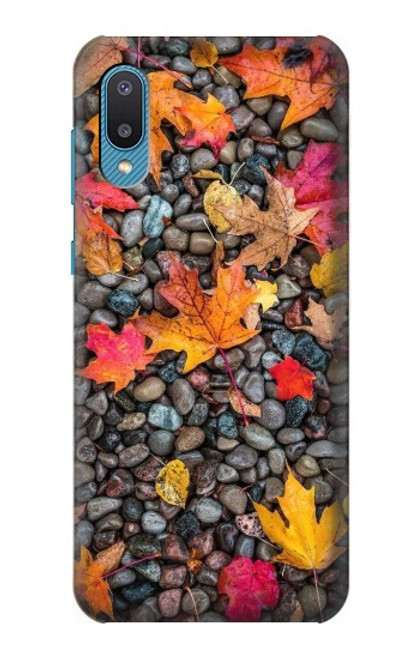 W3889 Maple Leaf Hard Case and Leather Flip Case For Samsung Galaxy A04, Galaxy A02, M02