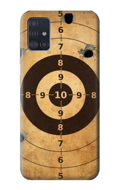 W3894 Paper Gun Shooting Target Hard Case and Leather Flip Case For Samsung Galaxy A51