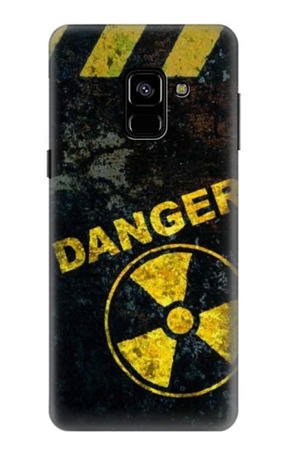 W3891 Nuclear Hazard Danger Hard Case and Leather Flip Case For Samsung Galaxy A8 (2018)