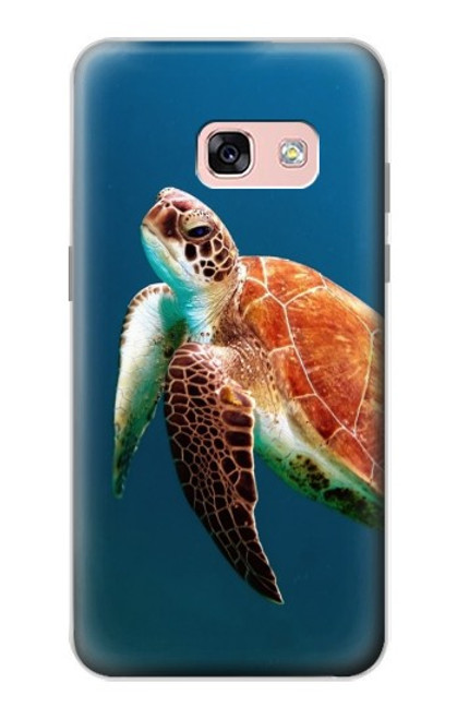 W3899 Sea Turtle Hard Case and Leather Flip Case For Samsung Galaxy A3 (2017)