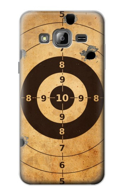 W3894 Paper Gun Shooting Target Hard Case and Leather Flip Case For Samsung Galaxy J3 (2016)
