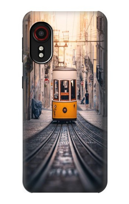 W3867 Trams in Lisbon Hard Case and Leather Flip Case For Samsung Galaxy Xcover 5