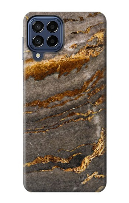 W3886 Gray Marble Rock Hard Case and Leather Flip Case For Samsung Galaxy M53