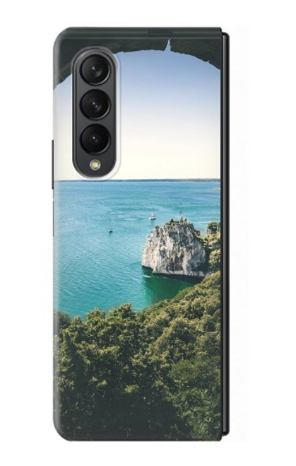 W3865 Europe Duino Beach Italy Hard Case For Samsung Galaxy Z Fold 3 5G