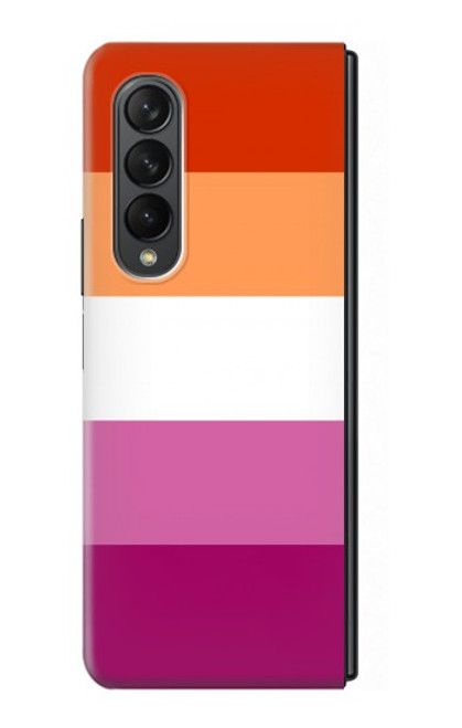 W3887 Lesbian Pride Flag Hard Case For Samsung Galaxy Z Fold 3 5G