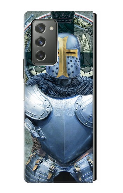 W3864 Medieval Templar Heavy Armor Knight Hard Case For Samsung Galaxy Z Fold2 5G