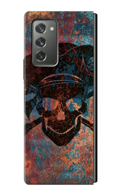 W3895 Pirate Skull Metal Hard Case For Samsung Galaxy Z Fold2 5G