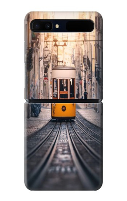 W3867 Trams in Lisbon Hard Case For Samsung Galaxy Z Flip 5G