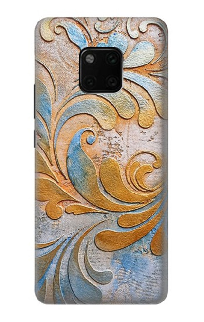 W3875 Canvas Vintage Rugs Hard Case and Leather Flip Case For Huawei Mate 20 Pro