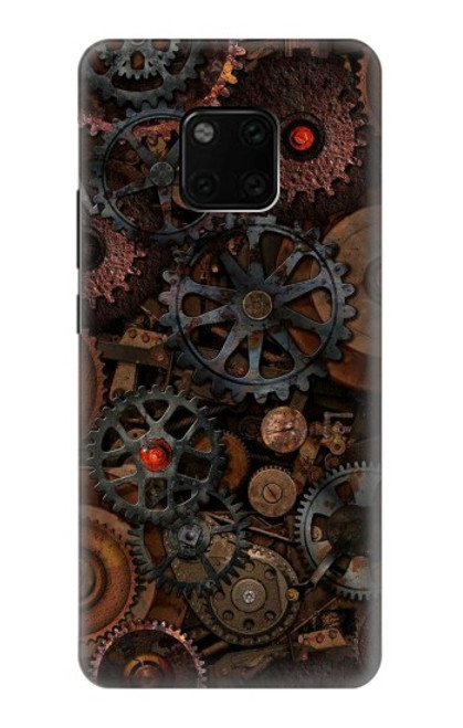 W3884 Steampunk Mechanical Gears Hard Case and Leather Flip Case For Huawei Mate 20 Pro