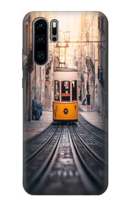 W3867 Trams in Lisbon Hard Case and Leather Flip Case For Huawei P30 Pro