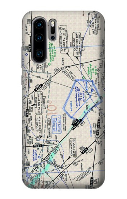 W3882 Flying Enroute Chart Hard Case and Leather Flip Case For Huawei P30 Pro