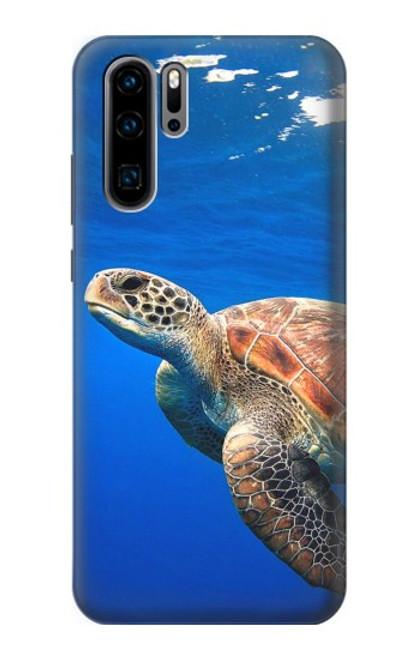 W3898 Sea Turtle Hard Case and Leather Flip Case For Huawei P30 Pro