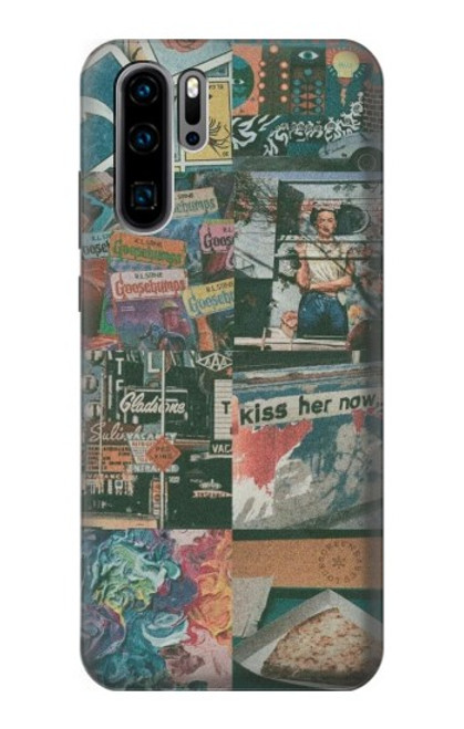 W3909 Vintage Poster Hard Case and Leather Flip Case For Huawei P30 Pro