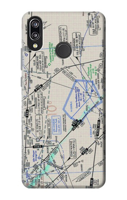 W3882 Flying Enroute Chart Hard Case and Leather Flip Case For Huawei P20 Lite