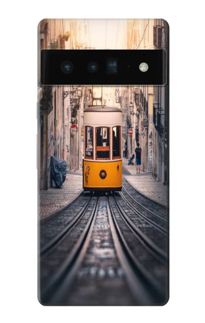 W3867 Trams in Lisbon Hard Case and Leather Flip Case For Google Pixel 6 Pro