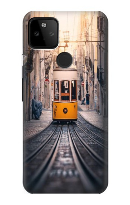 W3867 Trams in Lisbon Hard Case and Leather Flip Case For Google Pixel 5A 5G