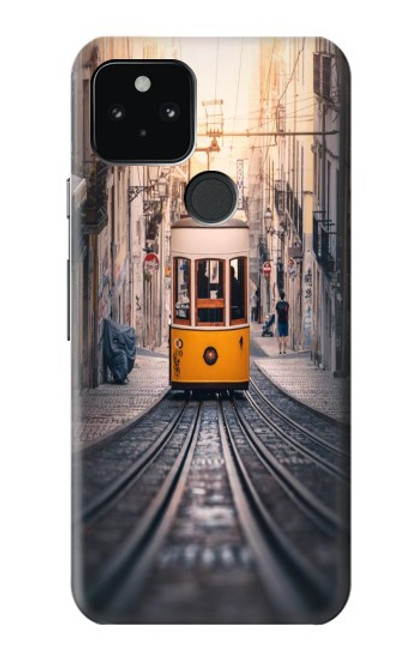 W3867 Trams in Lisbon Hard Case and Leather Flip Case For Google Pixel 5